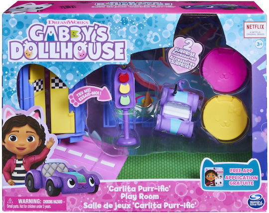 Spin Master Gabby's Dollhouse Carlita Purr-ific Play Room Carlita Purr-ific Play Room For Age 3+ (Miscellaneous Designs)