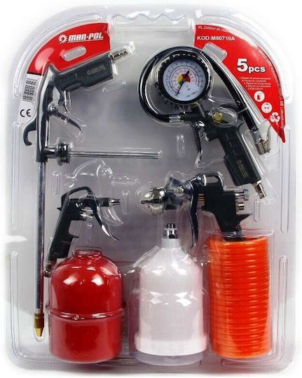 Mar-Pol M80710A Air Tool Kit 5 Pieces