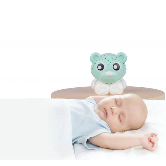 Playgro Kids Projector Lamp Goodnight Bear with Design Projection Green