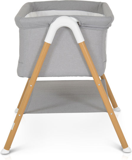 Moni Wiege Grey Wooden Print