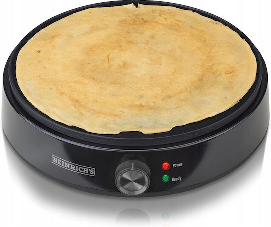 Heinrich's Κρεπιέρα 30cm Μαύρη 1200W