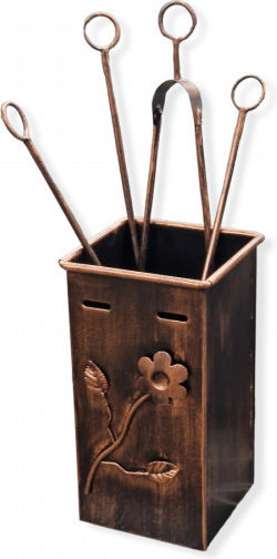 Β-3 Fireplace Tool Set with Bucket Gold