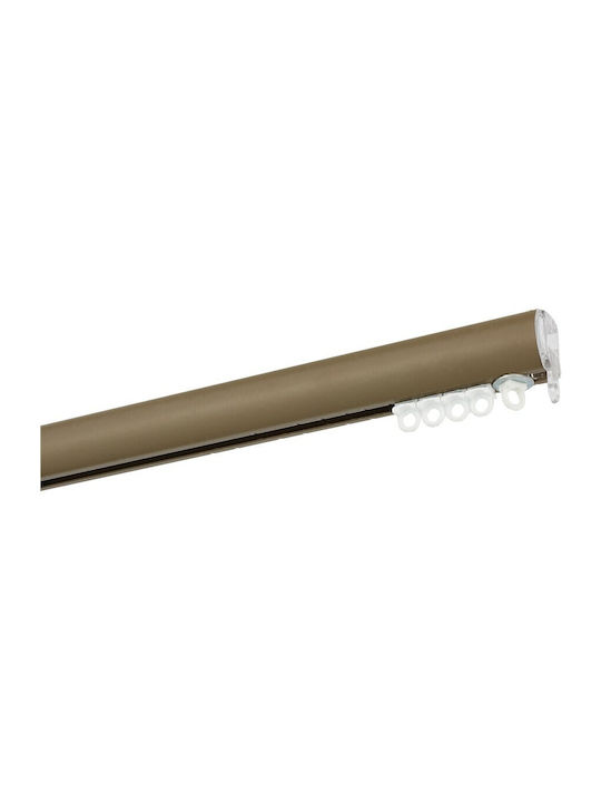 Zogometal Металик Корниз Двоен с Релса Φ25мм 160бр Olive / Ivory
