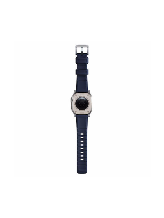 Nomad Rugged V2 Λουράκι Σιλικόνης Μπλε (Apple Watch 42/44/45mm/Ultra 49mm)