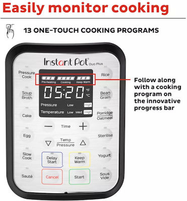 Instant Pot Duo Plus Multi-Function Cooker 8lt 1500W Silver