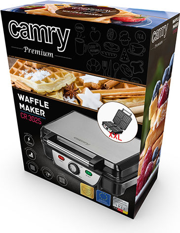 Camry CR-302 Waffle Maker For Square Waffles 4 Number Of Waffles 1500W