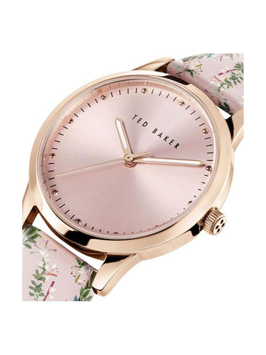 Ted Baker Fitzrovia Jardin Watch with Leather Strap