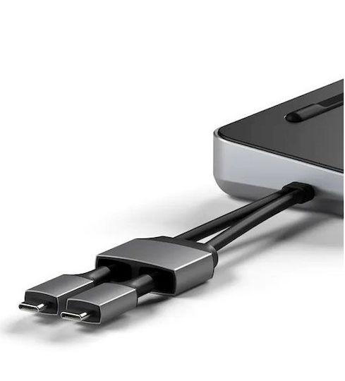 Satechi USB-C Stație de andocare cu HDMI Ethernet Gri (ST-DDSM)