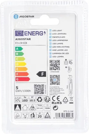 Aigostar Ντουί Λάμπα LED 4.5W 78mm για Ντουί R7S Θερμό Λευκό