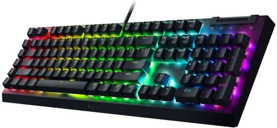 Razer BlackWidow V4 X Gaming Mechanical Keyboard with Razer Yellow switches and RGB lighting (English US)
