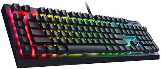 Razer BlackWidow V4 X Gaming Mechanical Keyboard with Razer Green switches and RGB lighting (English US)