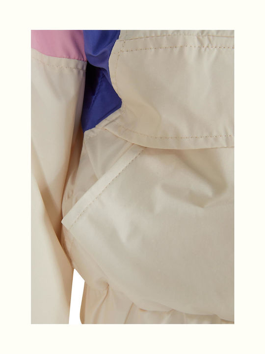 Kids Casual Short Coat with Lining White