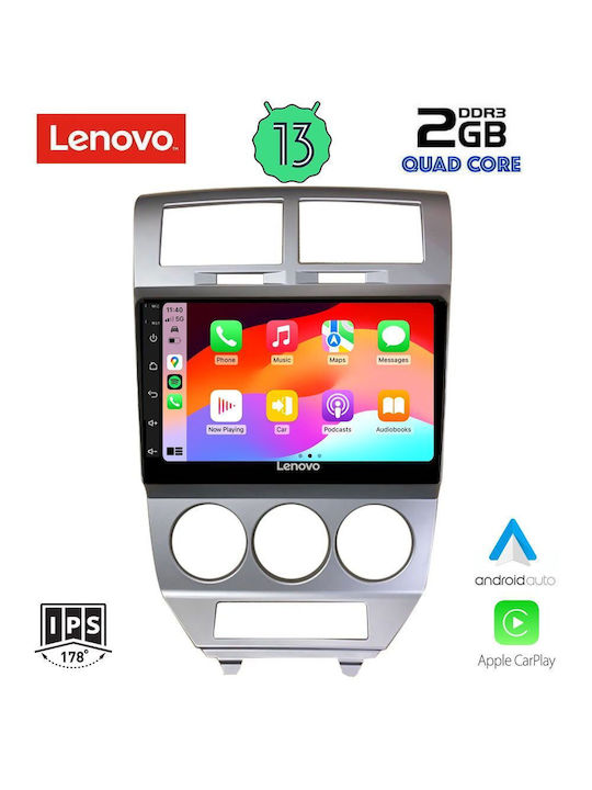 Lenovo Car-Audiosystem Dodge Kaliber 2006-2012 (Bluetooth/USB/WiFi/GPS) mit Touchscreen 10"