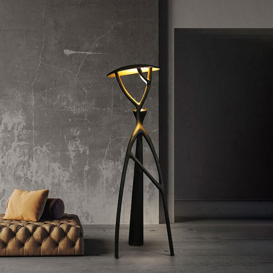 Atman LED Lampă de Podea Î187cm. Negru