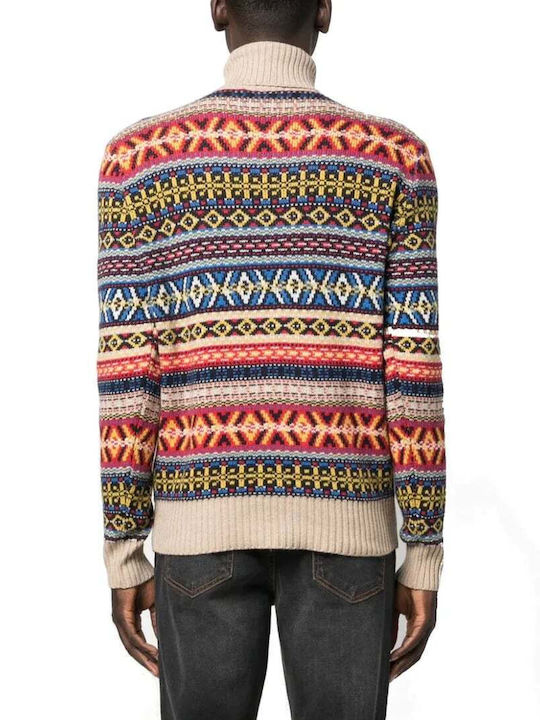 Manuel Ritz Men's Long Sleeve Sweater Multicolour