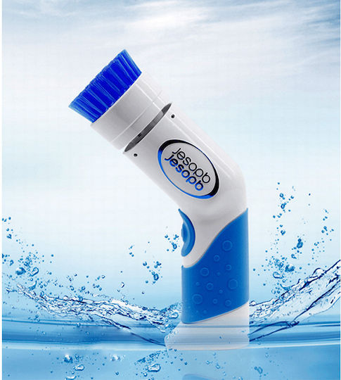 PKS160 Plastic Rotating Cleaning Brush with Handle Blue