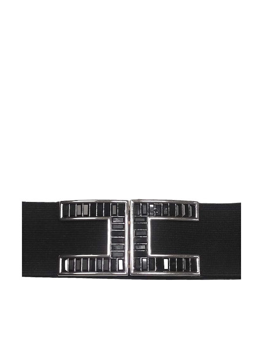 Elastic Women's Belt Black