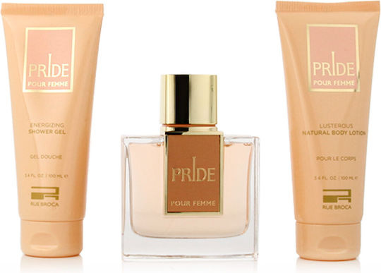 Rue Broca Pride Γυναικείο Σετ με Eau de Parfum και Shower Gel 3τμχ