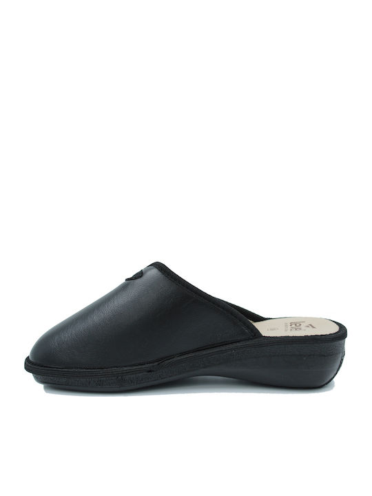Anatomice Din Piele Papuci de Damă Negre