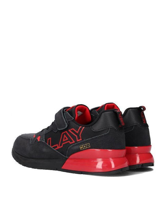 Shoot Παιδικά Sneakers Μαύρα