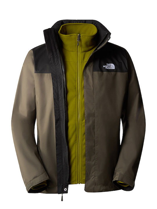 Evolve II Triclimate 3 in 1 Winter Jacket Waterproof and Windproof Khaki