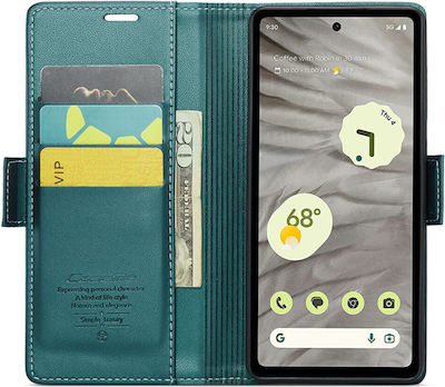 Caseme Series Synthetic Wallet Green (Google Pixel 7a)