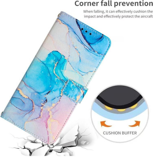 Marble Pattern Wallet Ροζ (Oppo A98)
