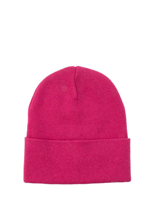 Hugo Boss Knitted Beanie Cap Fuchsia