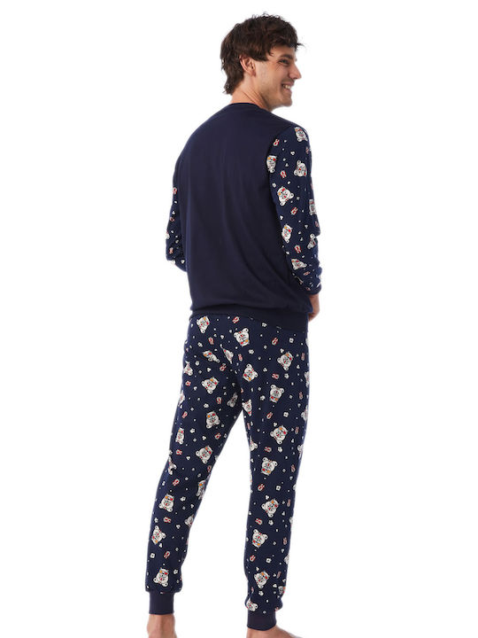 Minerva Men's Winter Cotton Pajama Blouse