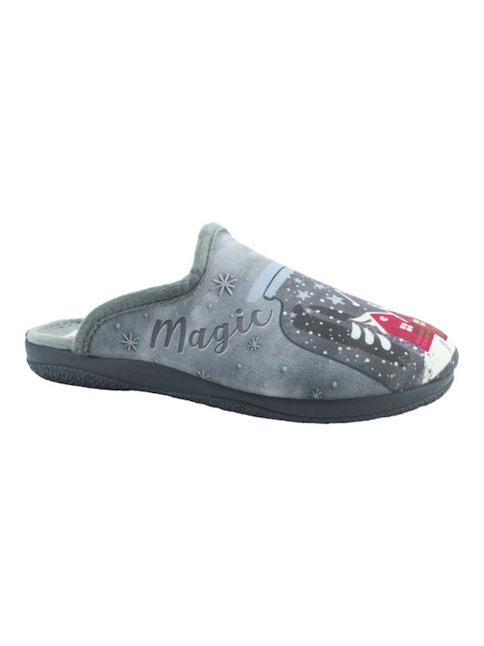 Dicas Women's Slippers Gray