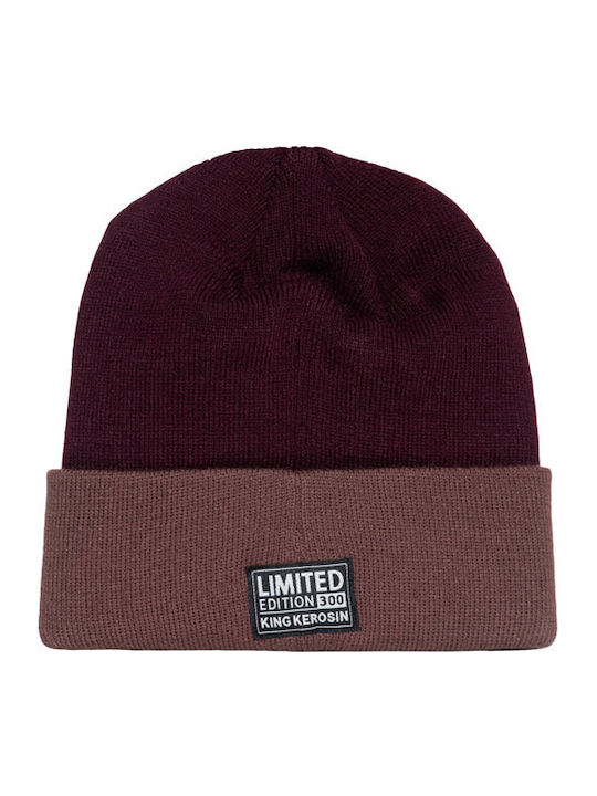 Beanie Unisex Beanie Gestrickt in Braun Farbe
