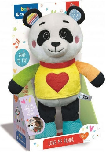 Clementoni Ζωάκι Love Me Panda από Ύφασμα με Μουσική