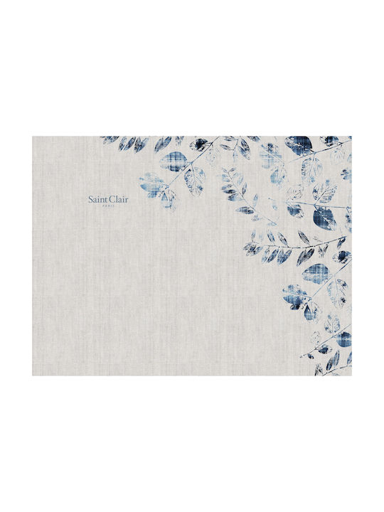 Saint Clair Σουπλά Υφασμάτινο Μπλε 45x33cm