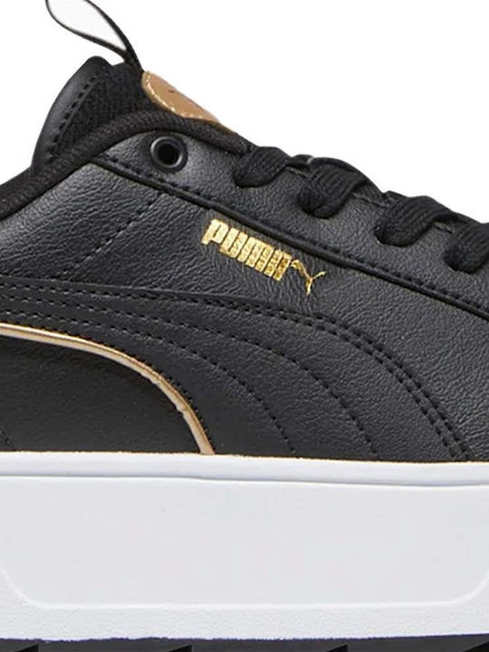 Puma Karmen Pop-up Metallics Γυναικεία Sneakers Μαύρα