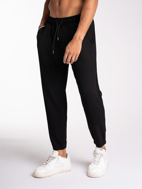 Martini Men's Sweatpants with Rubber Black