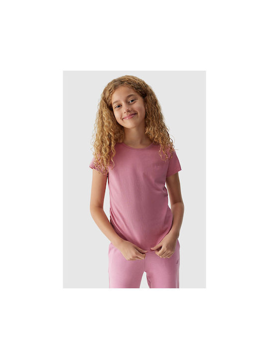 4F Kinder-T-Shirt Rosa