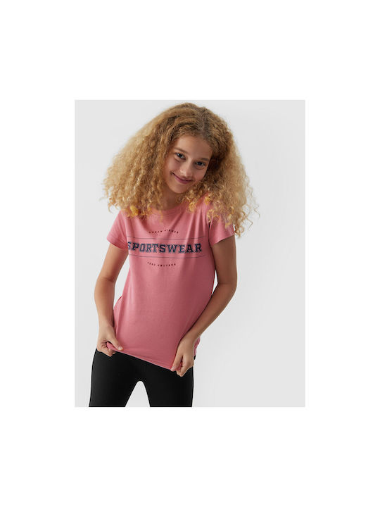 4F Kinder-T-Shirt Rosa