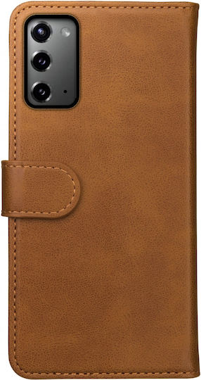 Rosso Element Pu Brieftasche Synthetisches Leder Braun (Galaxy Note 20)