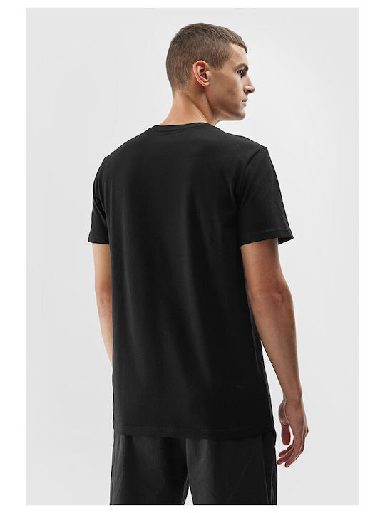 4F Men's Short Sleeve Blouse Black