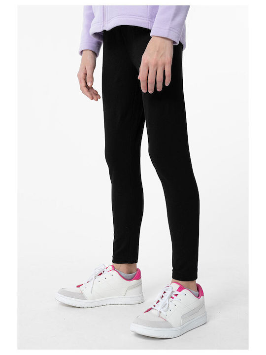 4F Leggings pentru Copii Lung Negru