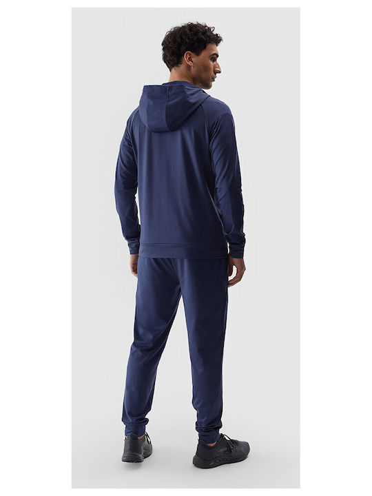 4F Men's Sweatpants with Rubber Blue