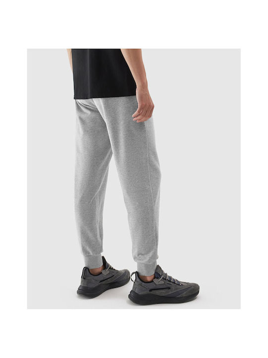 4F Men's Sweatpants with Rubber Gray