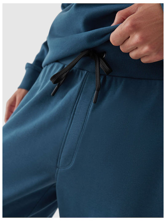 Sweatpants with Elastic Blue