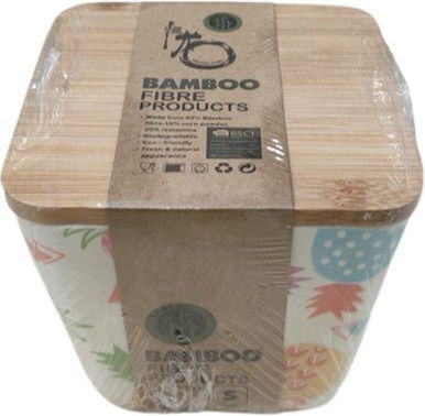 Lalos Βάζο Γενικής Χρήσης με Καπάκι Ξύλινο 10.5x11cm