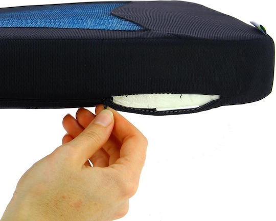 Kine Travel Μαξιλάρι Καθίσματος Gel & Memory Foam Ανατομικό-ορθοπεδικό 41x35x5cm 169842