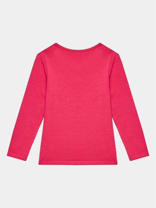 Guess Kids Blouse Long Sleeve Fuchsia