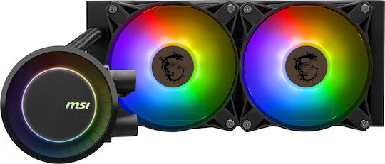 MSI MAG CoreLiquid E240 Υδρόψυξη AIO CPU με 2 Ανεμιστήρες 120mm και ARGB Φωτισμό