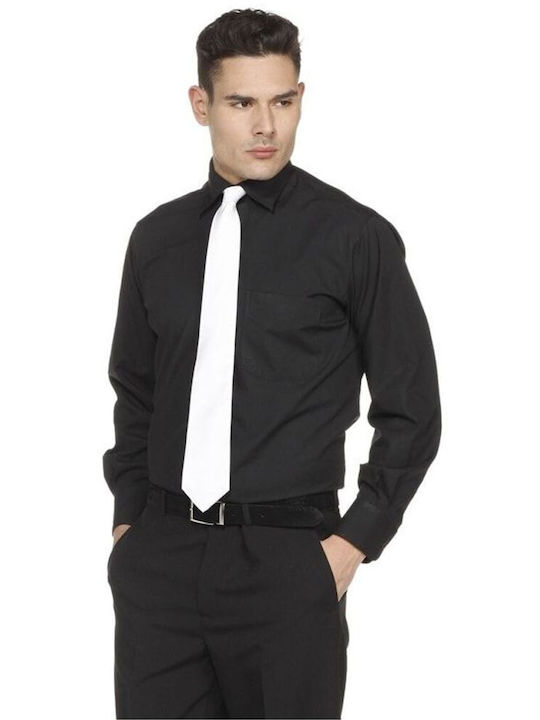 Giblor's Prince Long Sleeve Work Shirt Black 11P01O56