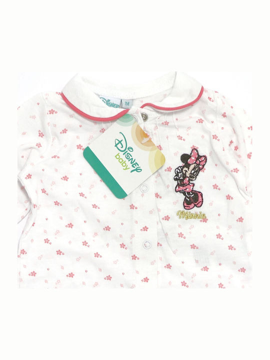Disney Minnie Mouse Babystrampler Langärmliges Koralle