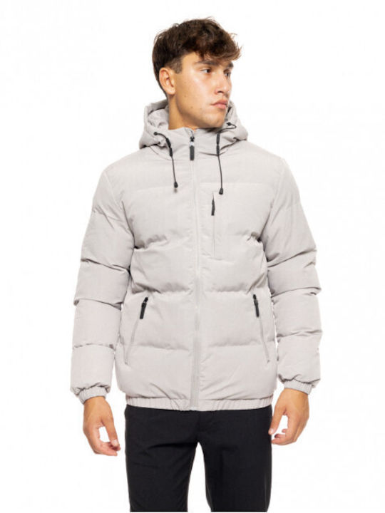 Splendid Men's Winter Bomber Jacket Gray